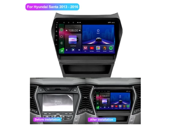 Hyundai Santa Fe Multimedya (2013-2016) 2 GB RAM 32 GB Hafıza 4 Çekirdek FOR-X - Resim 11