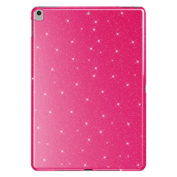 Apple iPad 10.2 2021 (9.Nesil) Simli Parlak Görünümlü  Tablet Koton Kılıf - 6