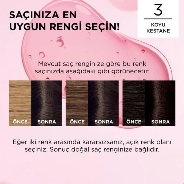 L’oréal Paris Excellence Creme 3 Koyu Kestane Saç Boyası - 7