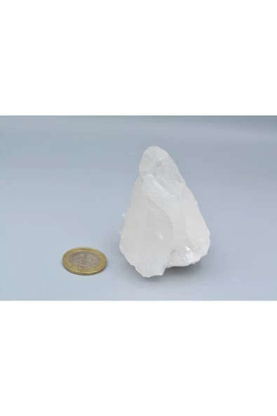 Hakiki Doğal Kristal Kuvars Taşı Kaya Parçası 184 Gram - 6