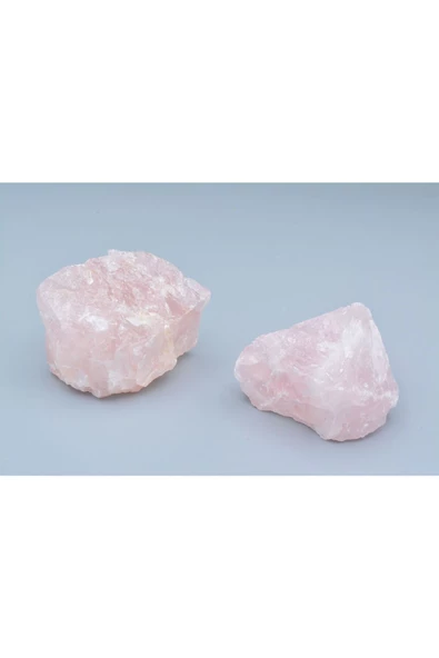 Hakiki Doğal İri Boy Pembe Kuvars Taşı Kaya Parçası - 2