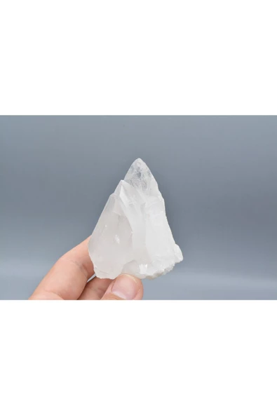 Hakiki Doğal Kristal Kuvars Taşı Kaya Parçası 184 Gram - 4