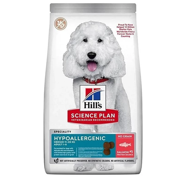 Hills Hypo-Allergenic Somonlu Yetişkin Köpek Maması 12 kg