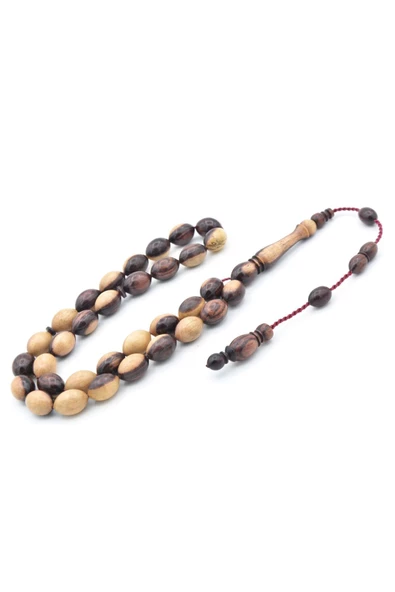 Usta İşi Sistemli Beyzi Kesim Kral Ağacı Tesbih - Resim 2