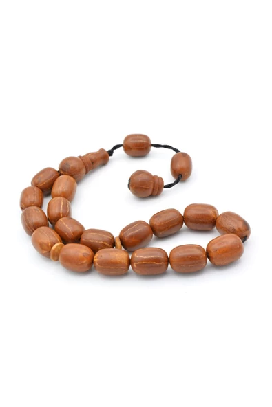 Sistemli İri Boy Kapsül Kesim Andız Ağacı Efe Maskot Tesbih - Resim 3