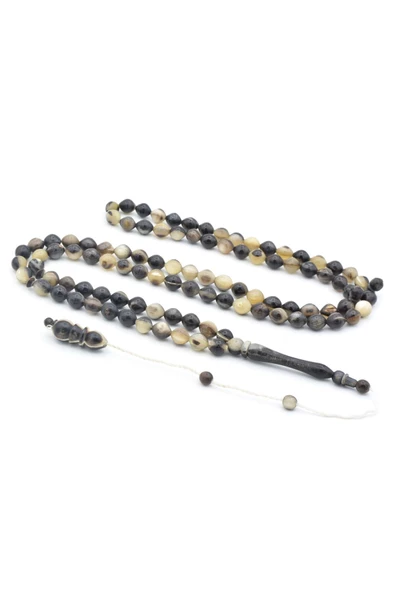 Sistemli Beyzi Kesim 99 luk Koç Boynuzu Tesbih ürün görseli 1