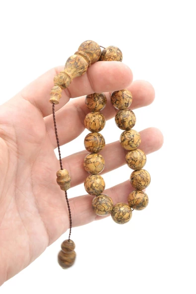 Sistemli Küre Kesim Mis Kokulu Zencefil Efe Maskot Tesbih - Resim 4