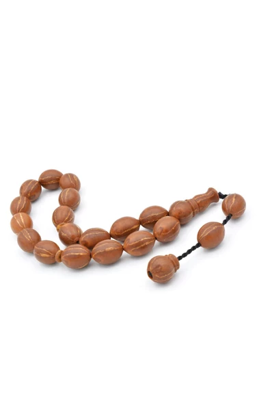 Sistemli İri Boy Beyzi Kesim Andız Ağacı Efe Maskot Tesbih - Resim 2