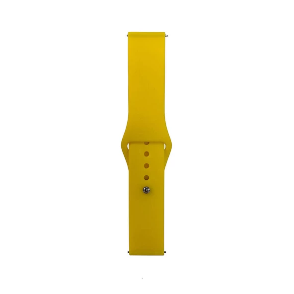 Galaxy Watch 42mm Band Serisi 20mm Klasik Kordon Silikon Strap Kayış - 11
