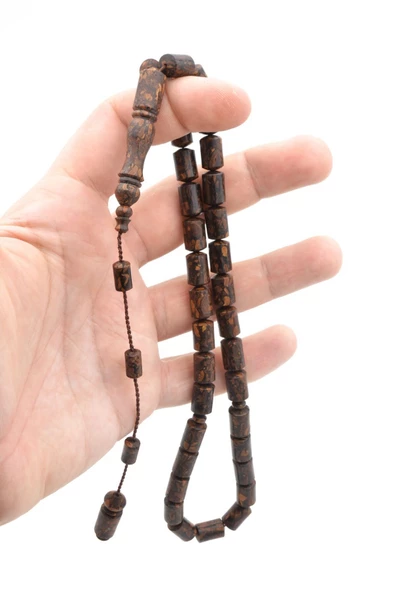 Sistemli Kapsül Kesim İri Boy Mis Kokulu Kahve Tesbih - 4