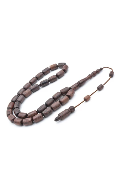 Usta İşi Sistemli Kapsül Kesim Demirhindi Ağacı Tesbih - Resim 3