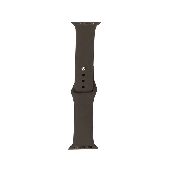 Apple Watch 7 41mm Band Serisi Klasik Kordon Silikon Strap Kayış - 12