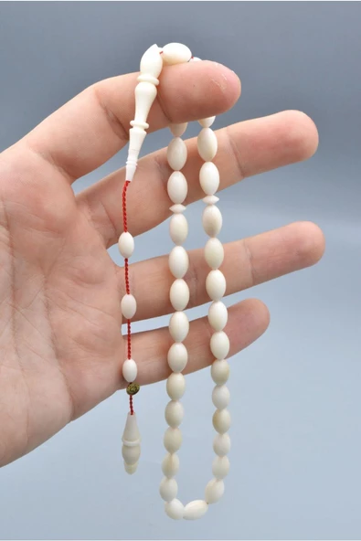 Mehmet Erbabacan İmzalı Beyzi Kesim Narçıl Tesbih - Resim 4