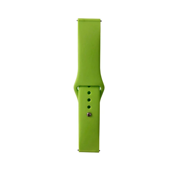 Galaxy Watch 42mm Band Serisi 20mm Klasik Kordon Silikon Strap Kayış - 6