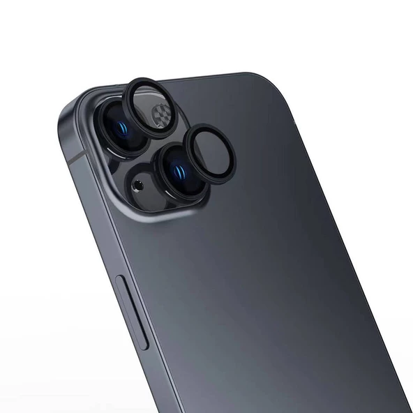 Apple iPhone 16  CL-15 Parmak İzi Bırakmayan Anti-Reflective Kamera Lens Koruyucu