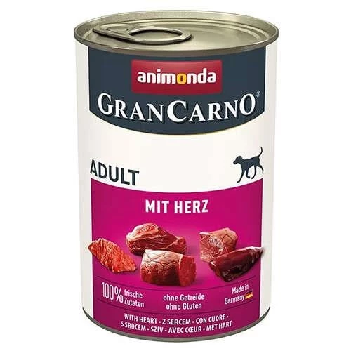 Animonda Gran Carno Sığır+Yürekli Köpek Konservesi 400 Gr