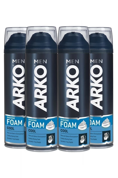 Arko Men Cool 200 ml 4 Adet Tıraş Köpüğü