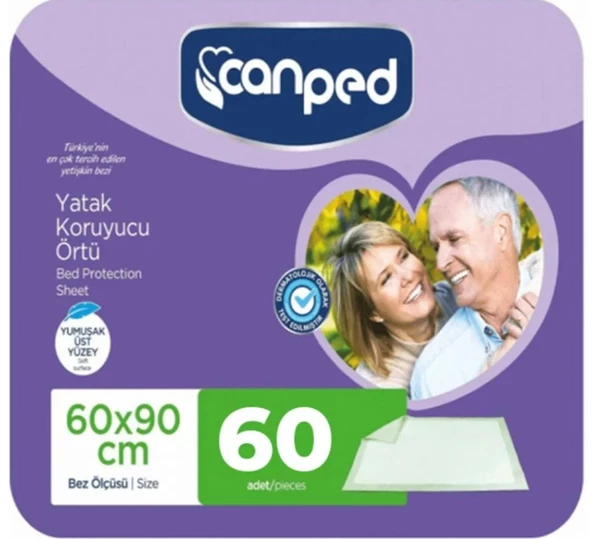 Canped Yatak Koruyucu Örtü (60x90 Cm) 60 Adet - 2