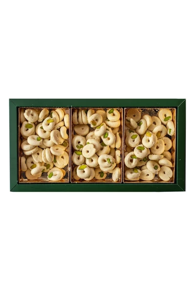 Lüks Antep Fıstıklı Un Kurabiyesi ( Gureybe ) (400GR) - 2