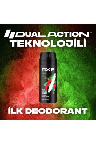 Axe Africa 6 Adet 150 ml Erkek Deodorant - 4
