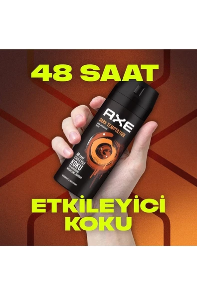 Axe Dark Temptation 150 ml 3 Adet Erkek Deodorant - 6