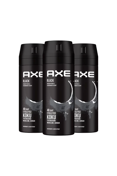 Axe Black 3 Adet 150 ml Erkek Deodorant - 2