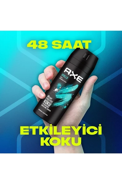 Axe Apollo 150 ml 4 Adet Erkek Deodorant - 6