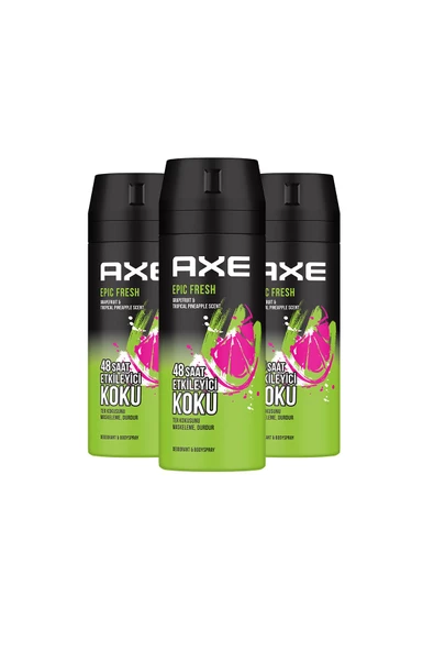 Axe Epic Fresh 150 ml 3 Adet Erkek Deodorant - 2