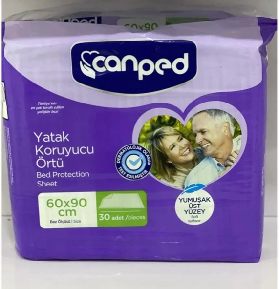 Canped 60x90 cm 30'lu 3 Paket Yatak Koruyucu Örtü - 5
