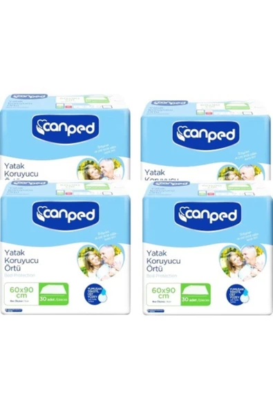 Canped 60x90 cm 30'lu 4 Paket Yatak Koruyucu Örtü - Resim 2
