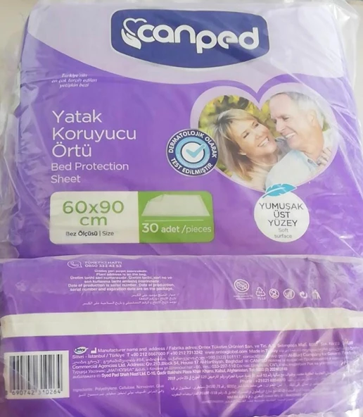 Canped 60x90 cm 30'lu 4 Paket Yatak Koruyucu Örtü - Resim 4