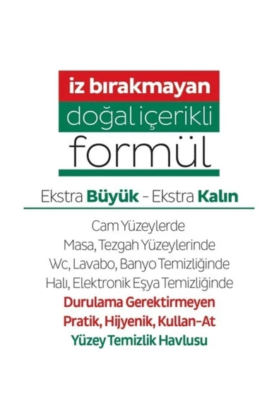 Sleepy Easy Clean Beyaz Sabun Katkılı Yüzey Temizlik Havlusu 100 Yaprak 4'lü - 5