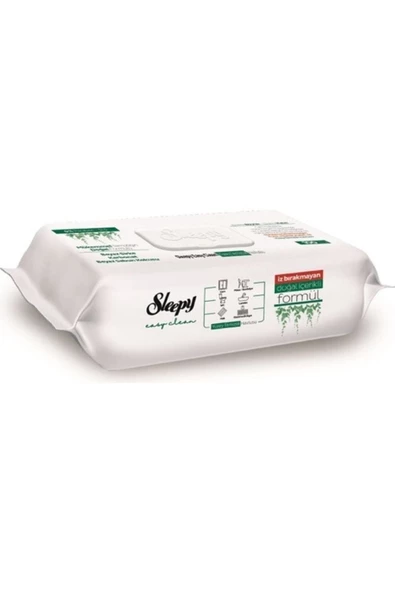 Sleepy Easy Clean Beyaz Sabun Katkılı Yüzey Temizlik Havlusu 100 Yaprak 4'lü - 2