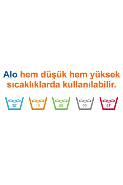 Alo Kar Çiçeği Beyaz ve Renkliler için 7 kg Toz Deterjan - Resim 5