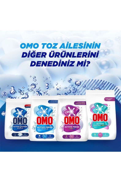 Omo Active Fresh Beyazlar Toz Deterjanı 1.5 Kg X5 - Resim 8