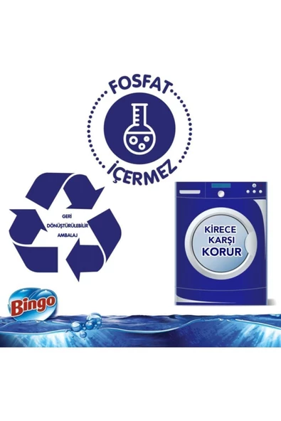 Bingo Matik Ultra Beyaz 4 kg 2'li Toz Deterjan - 7