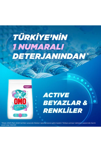 Omo Active Beyazlar ve Renkliler İçin 7.5 kg Toz Deterjan - Resim 3