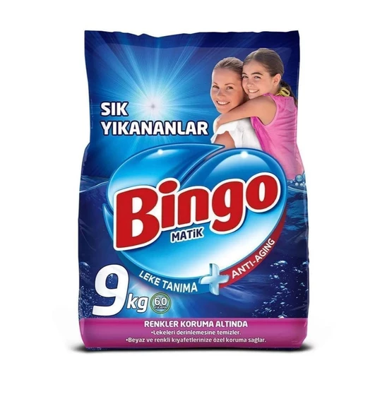 Bingo Matik Sık Yıkananlar 9 kg Toz Deterjan - 3