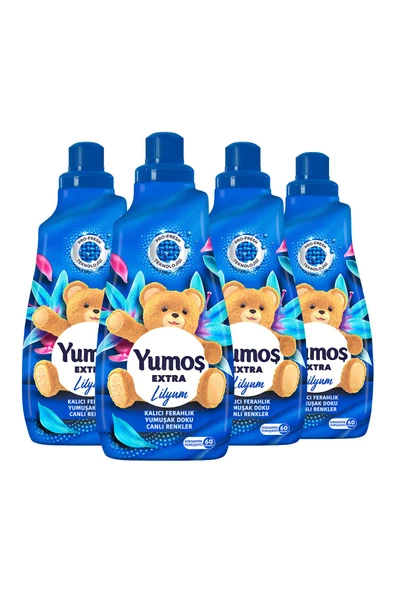 Yumoş Extra Lilyum Yumuşatıcı 60 Yıkama 1.44 lt 4'lü - 2