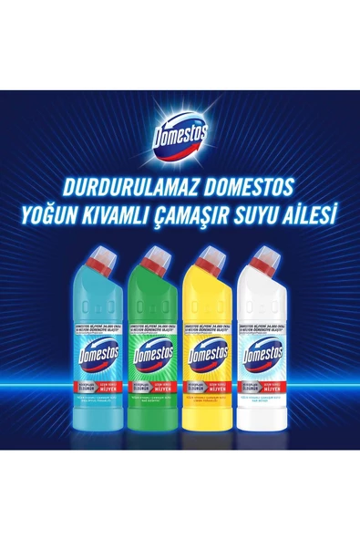 Domestos Çamaşır Suyu Yoğun Kıvamlı Maksimum Hijyen Dağ Esintisi 750 ml X3 Adet - Resim 7