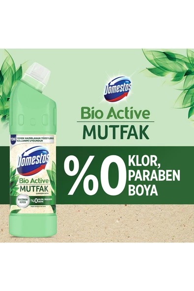 Domestos Çamaşır Suyu Bio Active Mutfak Maksimum Hijyen 750 Ml 2 Adet - Resim 3