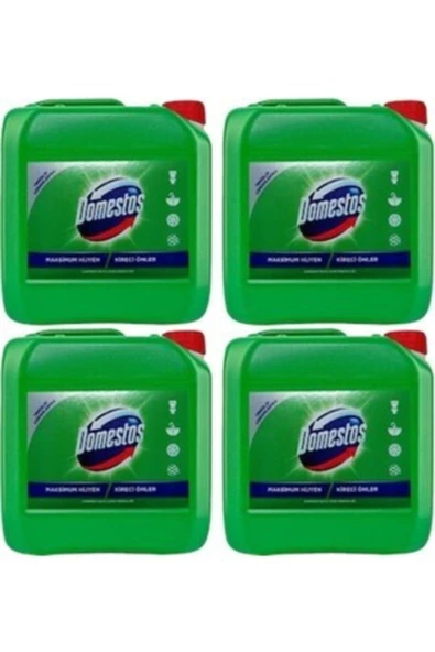 Domestos Maksimum Hijyen Çam Ferahlığı Konsantre Jel Çamaşır Suyu 4 x 3240 ml