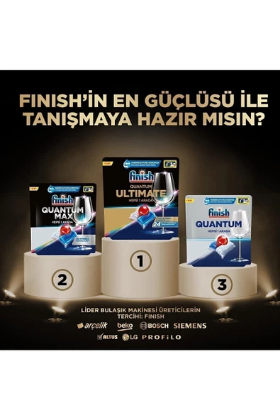 Finish Quantum Ultimate Bulaşık Makinesi Tableti 40'lı 3 Adet - 7