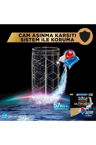 Finish Quantum Ultimate Bulaşık Makinesi Tableti 40'lı 3 Adet - 5