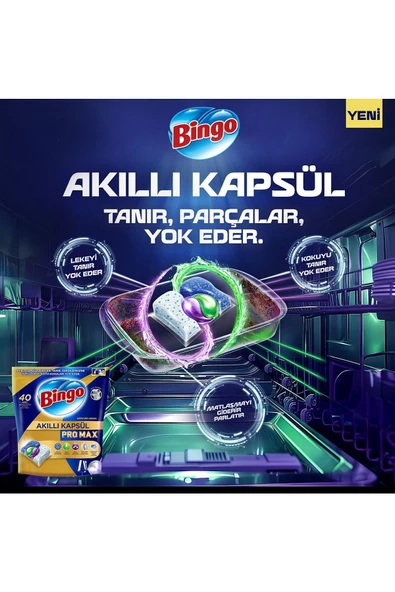 Bingo Akıllı Kapsül Pro Bulaşık Makinesi Tableti 50'li - 6