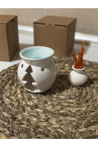 Yılbaşı Özel Çam Seramik Buhurdanlık/mumluk (1 ADET) - 2