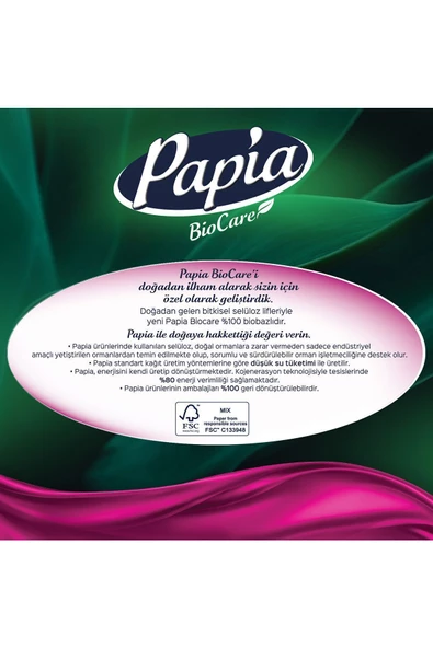 Papia BioCare 96'lı Tuvalet Kağıdı - 3