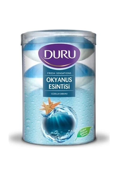 Duru Fresh Okyanus Esintisi 4x100 gr Güzellik Sabunu