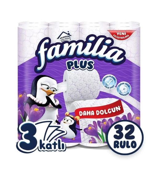 Familia Plus 3 Katlı Parfümlü Tuvalet Kağıdı 32'li - 2