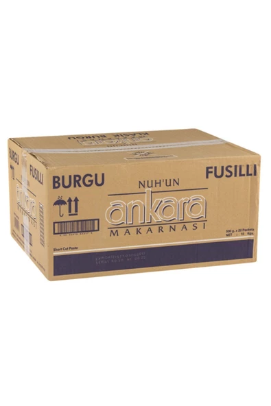 Nuh'un Ankara Burgu Makarna 500 gr 20'li